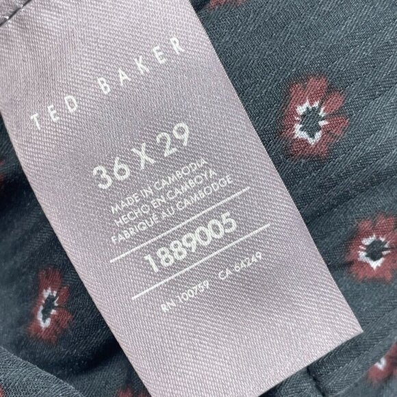 Ted Baker Mens Comfort Stretch Jeans 36x29 Black Slim Fit Denim a1403 - Picture 5 of 8